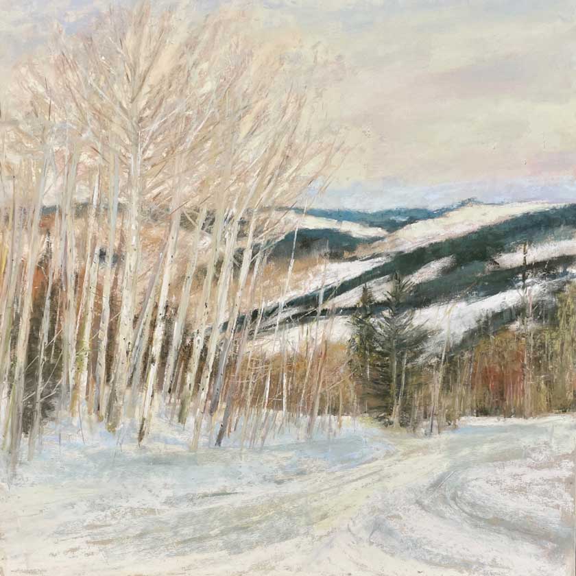 Pastel oil painting by artist Maureen Spinale