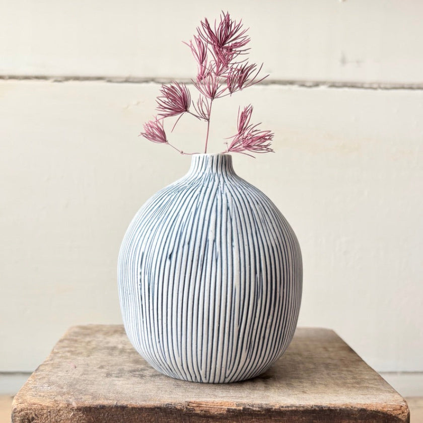 Organic Porcelain Bud Vase-Small