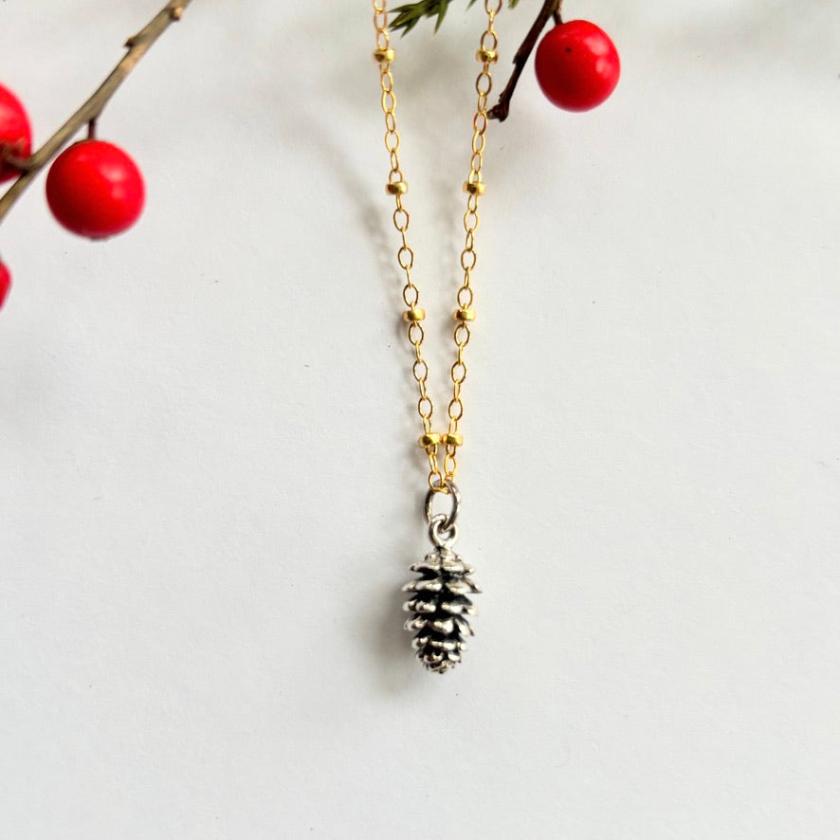 Pine cone Necklace