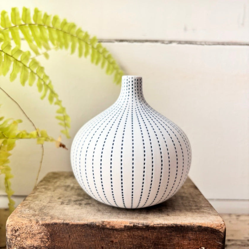 Porcelain Bud Vase-Med.