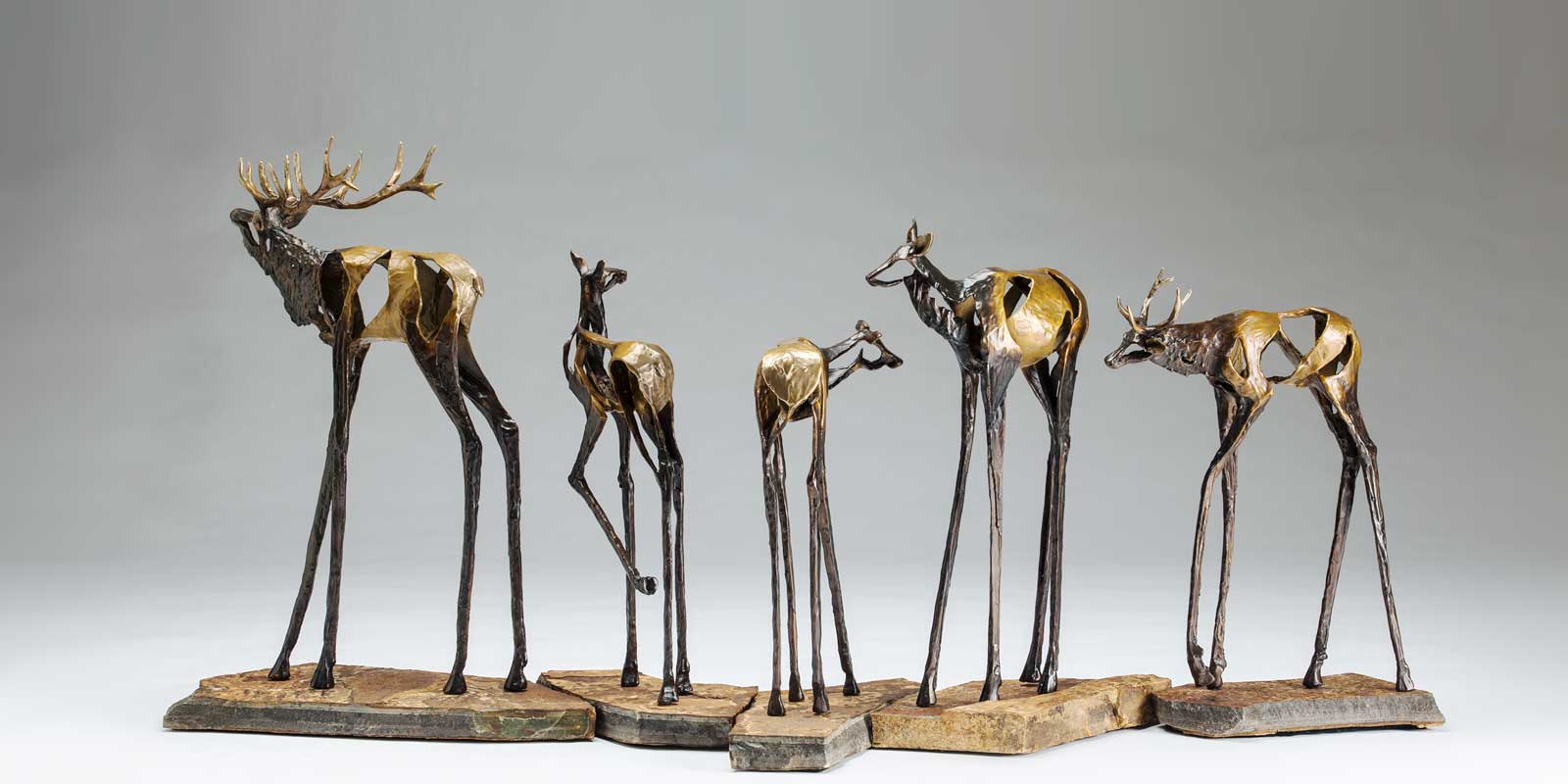 bronze sculptures by Sandy Graves