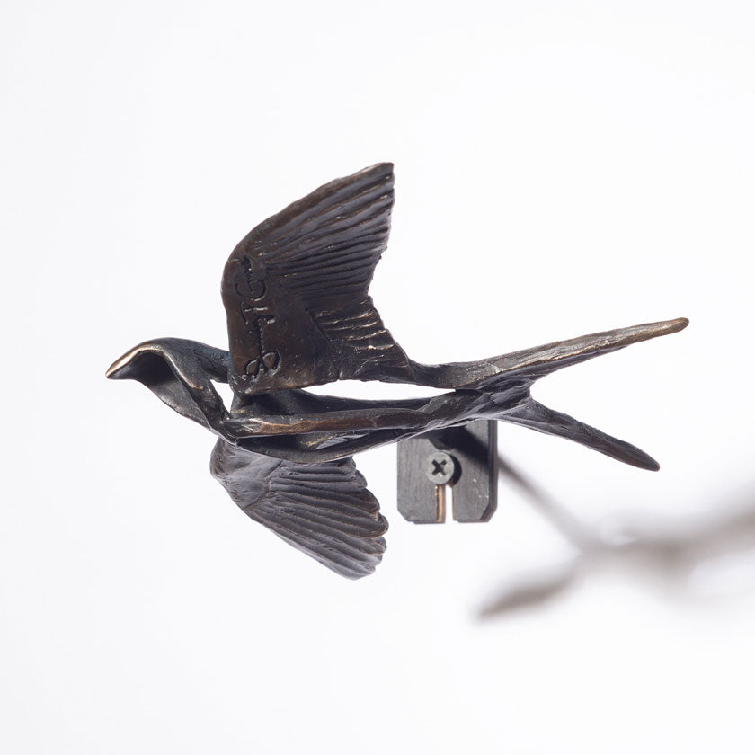 Swallows- Bird Bronze Sculptures