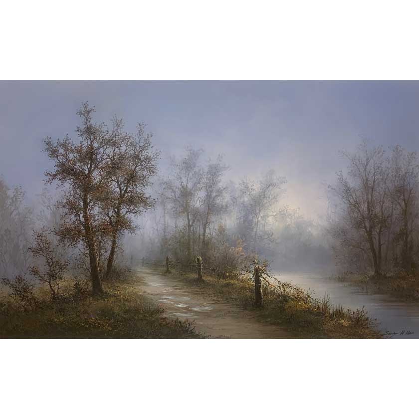 Morning Walk -Oil Painting 36x58