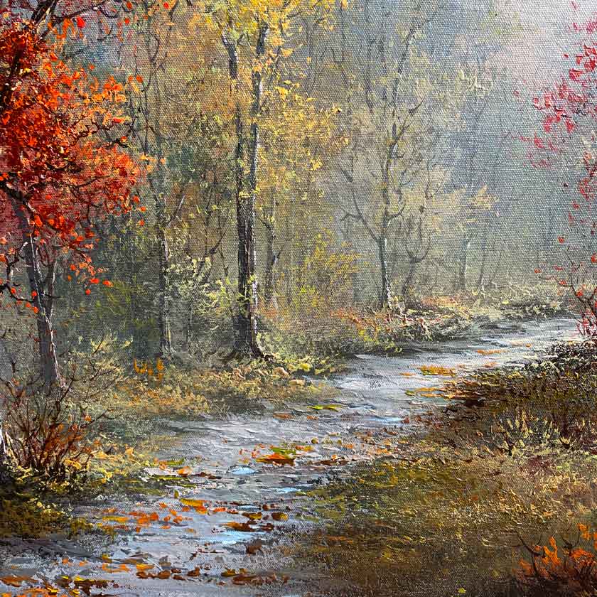 Vermont landscape oil painting by Sanh Ho Han