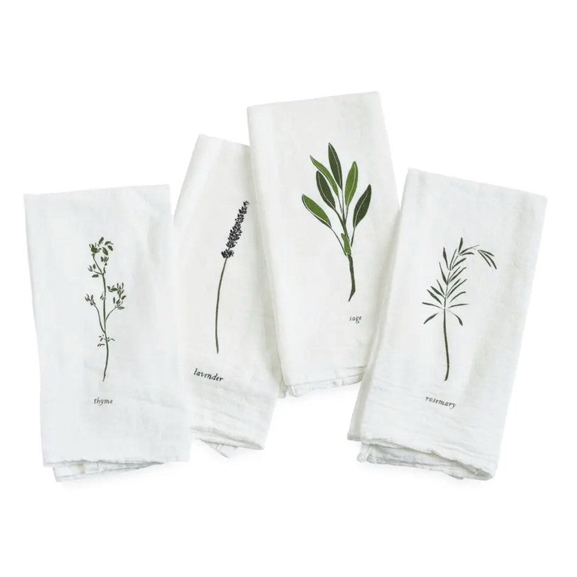 Garden Herb Napkins - Set of Four