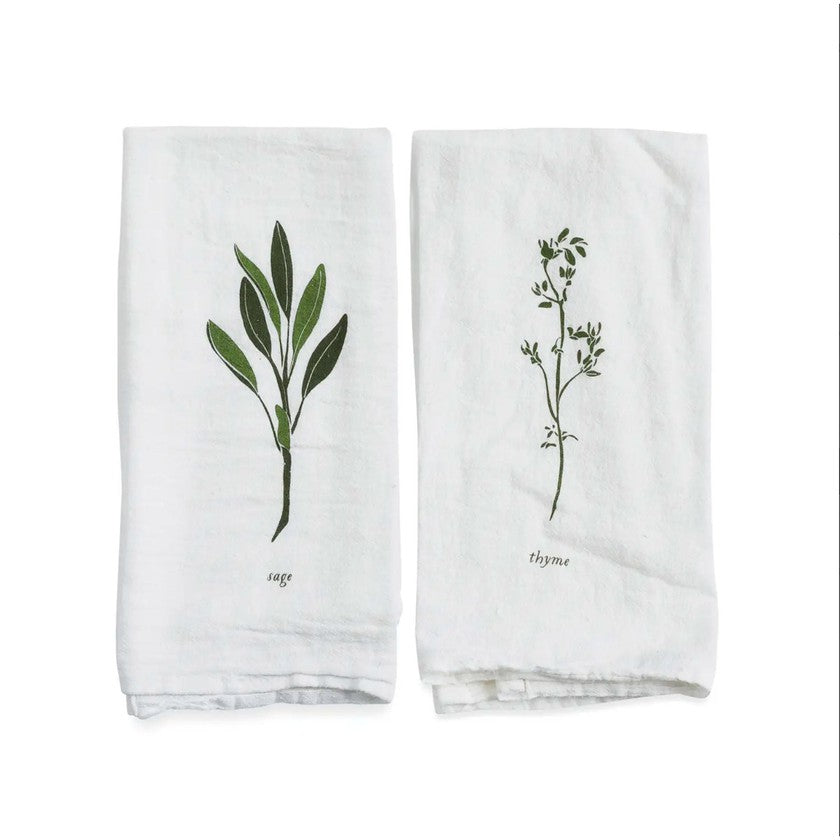 Garden Herb Napkins - Set of Four