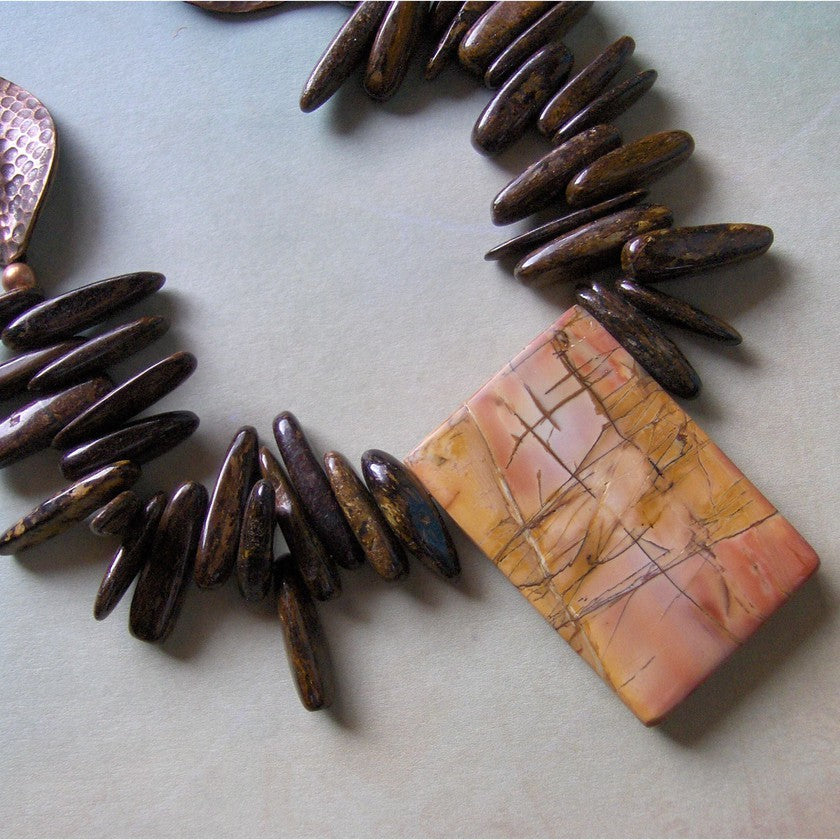 Red Creek Jasper Statement Necklace