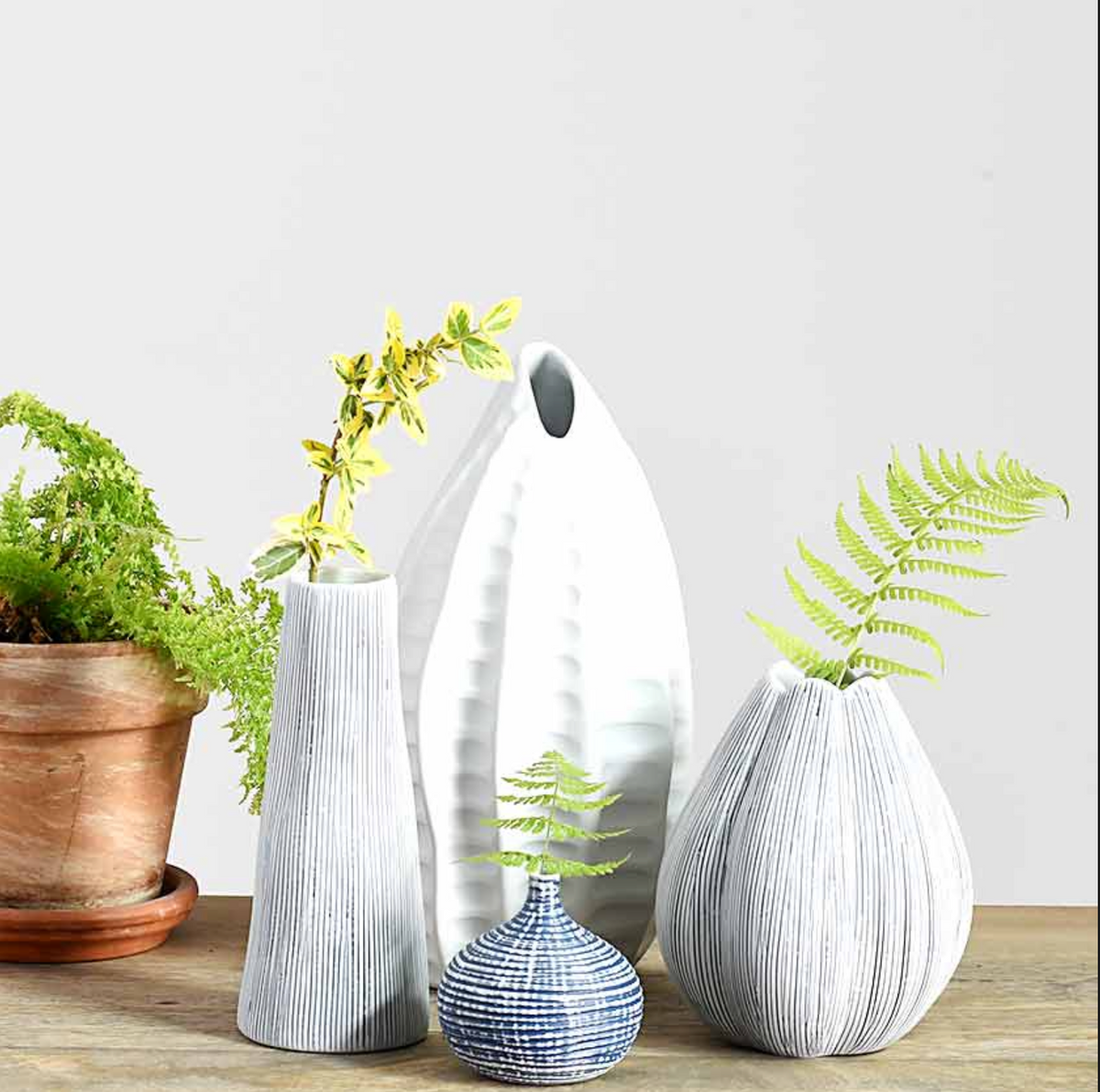 Tulip Porcelain Vase- Short