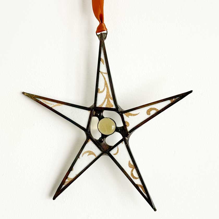 Stained Glass Star Ornament-Small