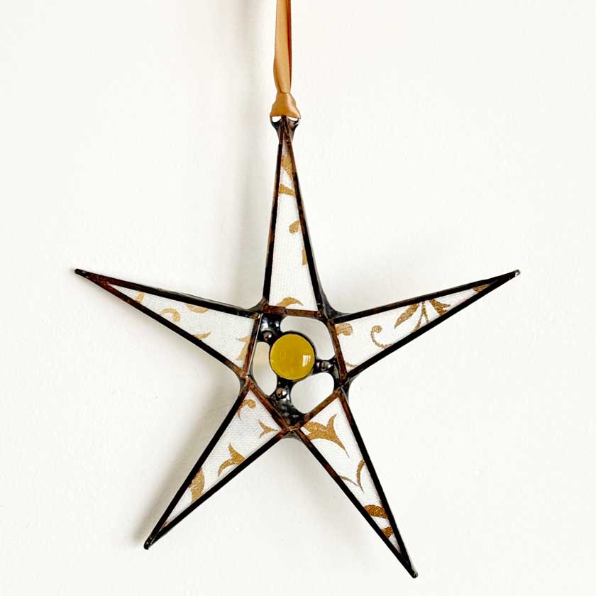 Stained Glass Star Ornament-Small