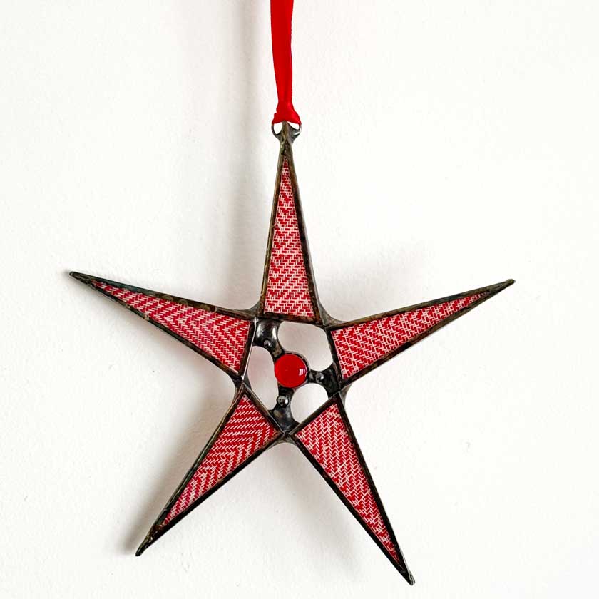 Stained Glass Star Ornament-Small