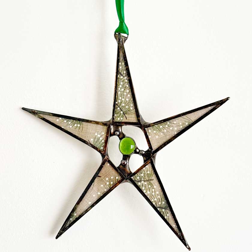 Stained Glass Star Ornament-Small
