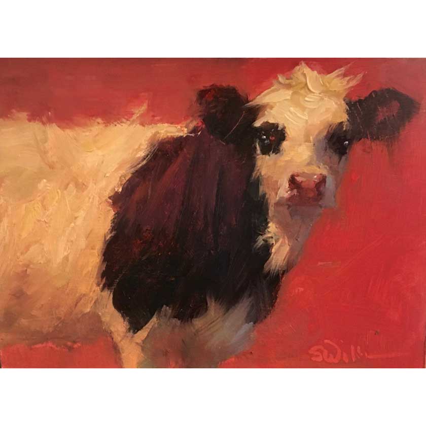 Hector-Oil Painting 5x7