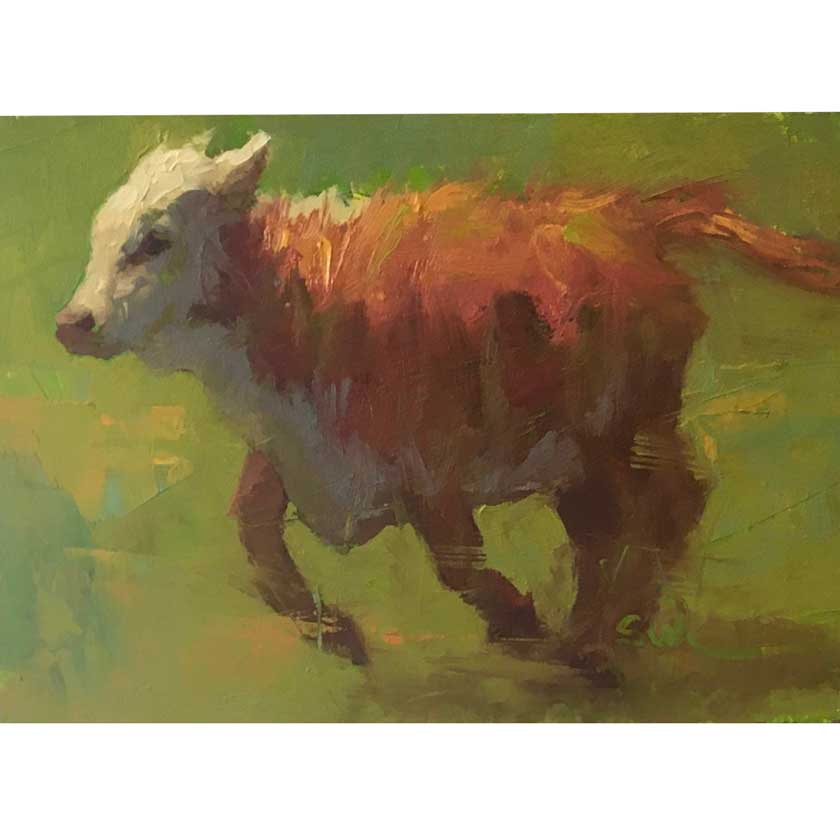 Rose-Oil Painting 5x7