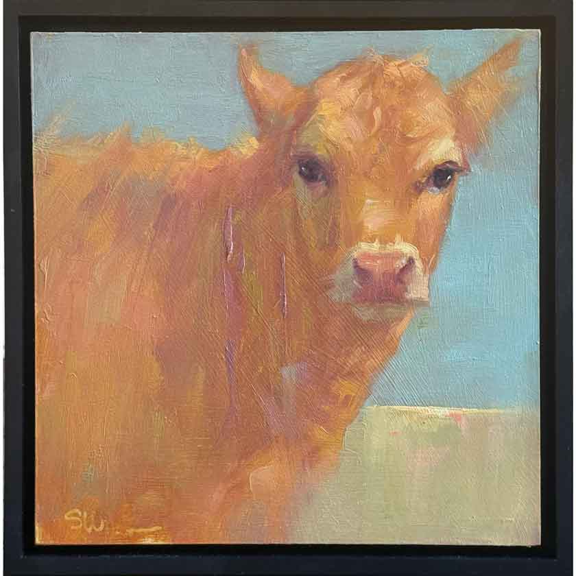 cow painting by Susan Williamson