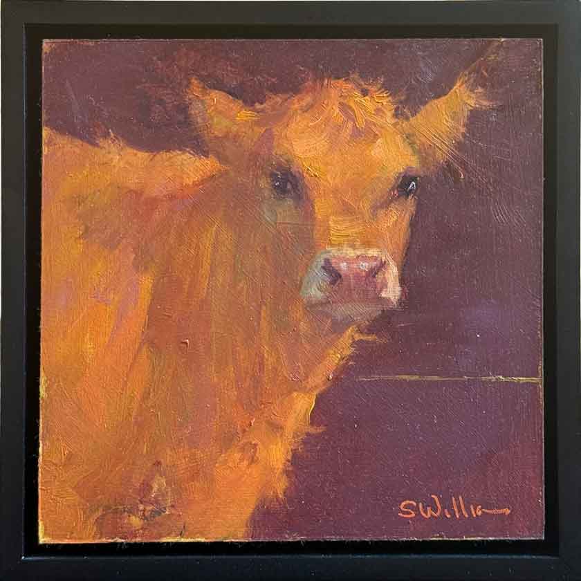 cow painting by Susan Williamson