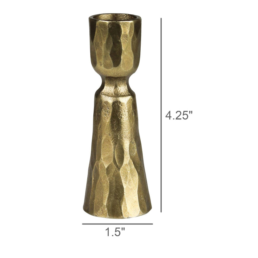 Gold candle holder 
