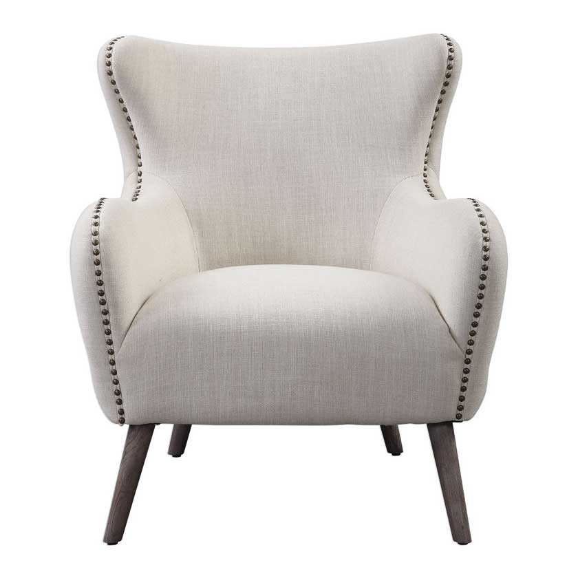 Donya Linen Accent Chair