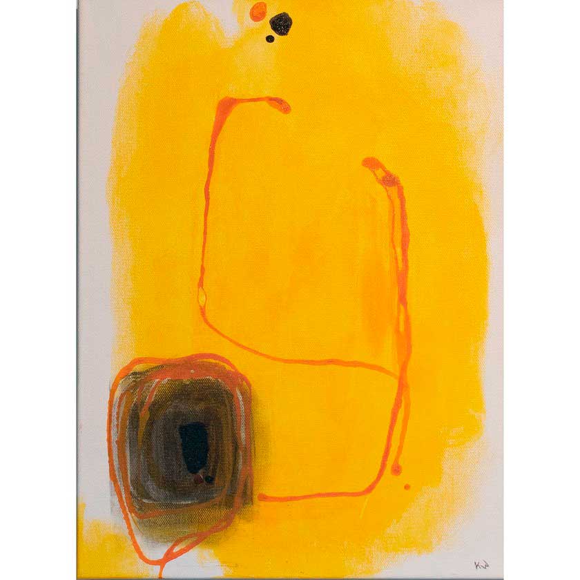  mixed media oil painting by Katrin Waite