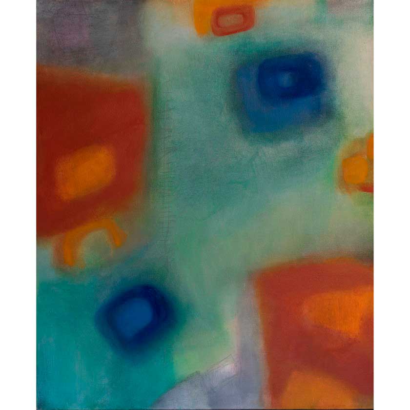  mixed media oil painting by Katrin Waite