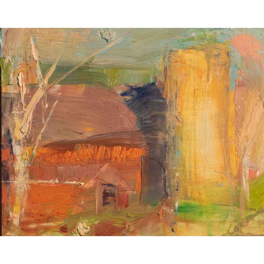 Plein-air painting by Vermont artist Mary Giammarino