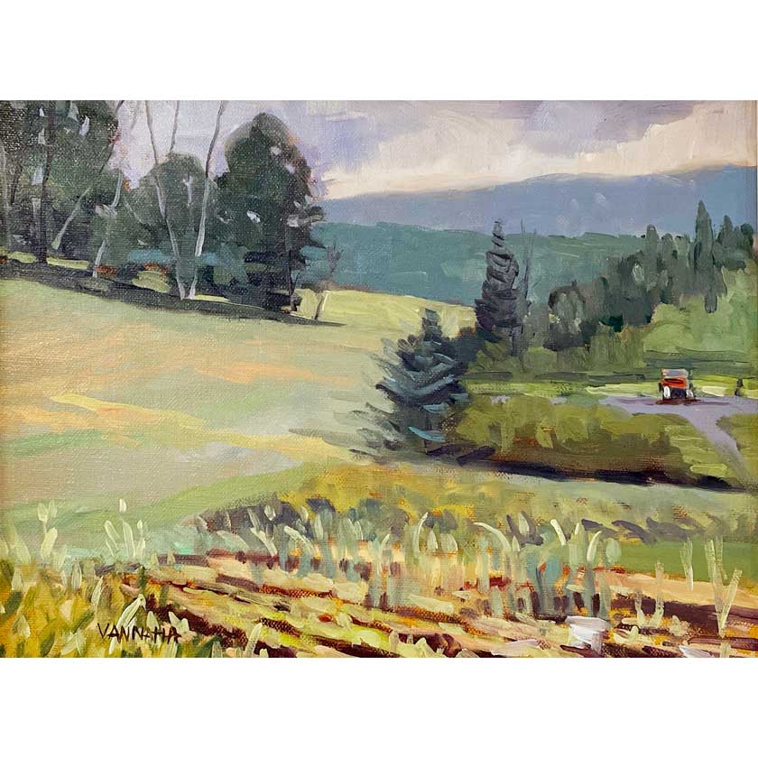 Vermont Landscape painting by Lynn VanNatta