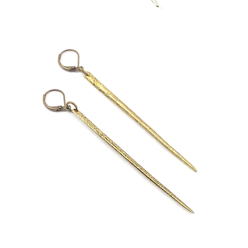 Vintage spike earrings 