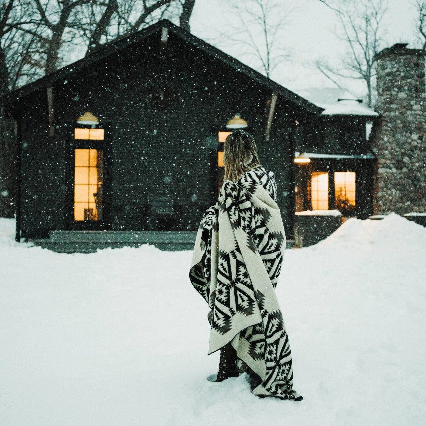 Stowe Blanket - Onyx Black