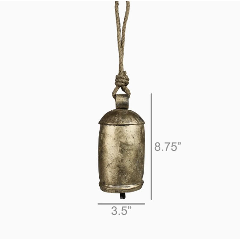 Rustic Brass Temple Bells