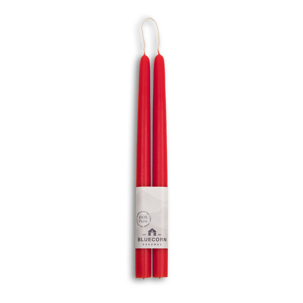 12" Beeswax Taper Candles