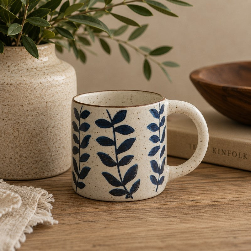 Stoneware Botanical Mug