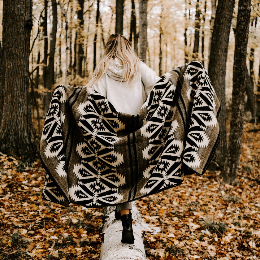 Stowe Blanket - Onyx Black
