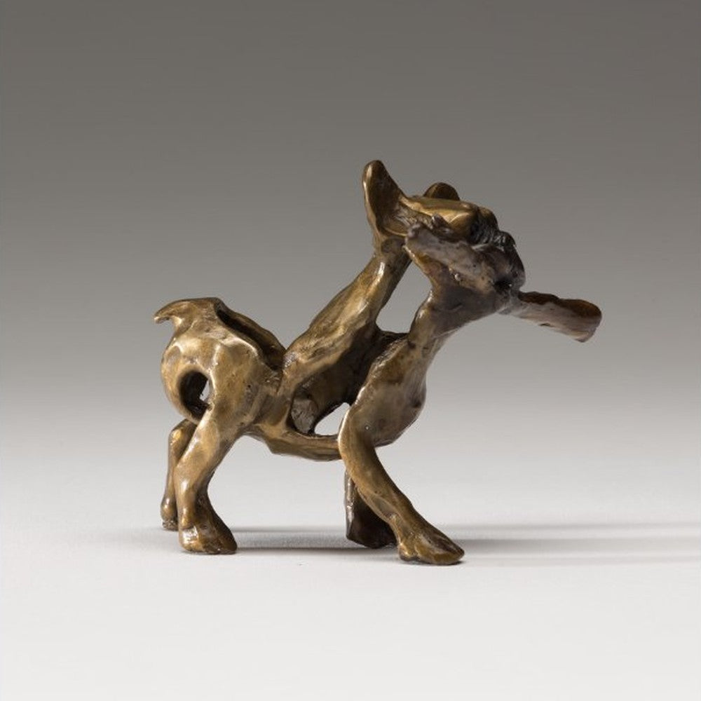 Napoleon- Bronze Dog Sculpture