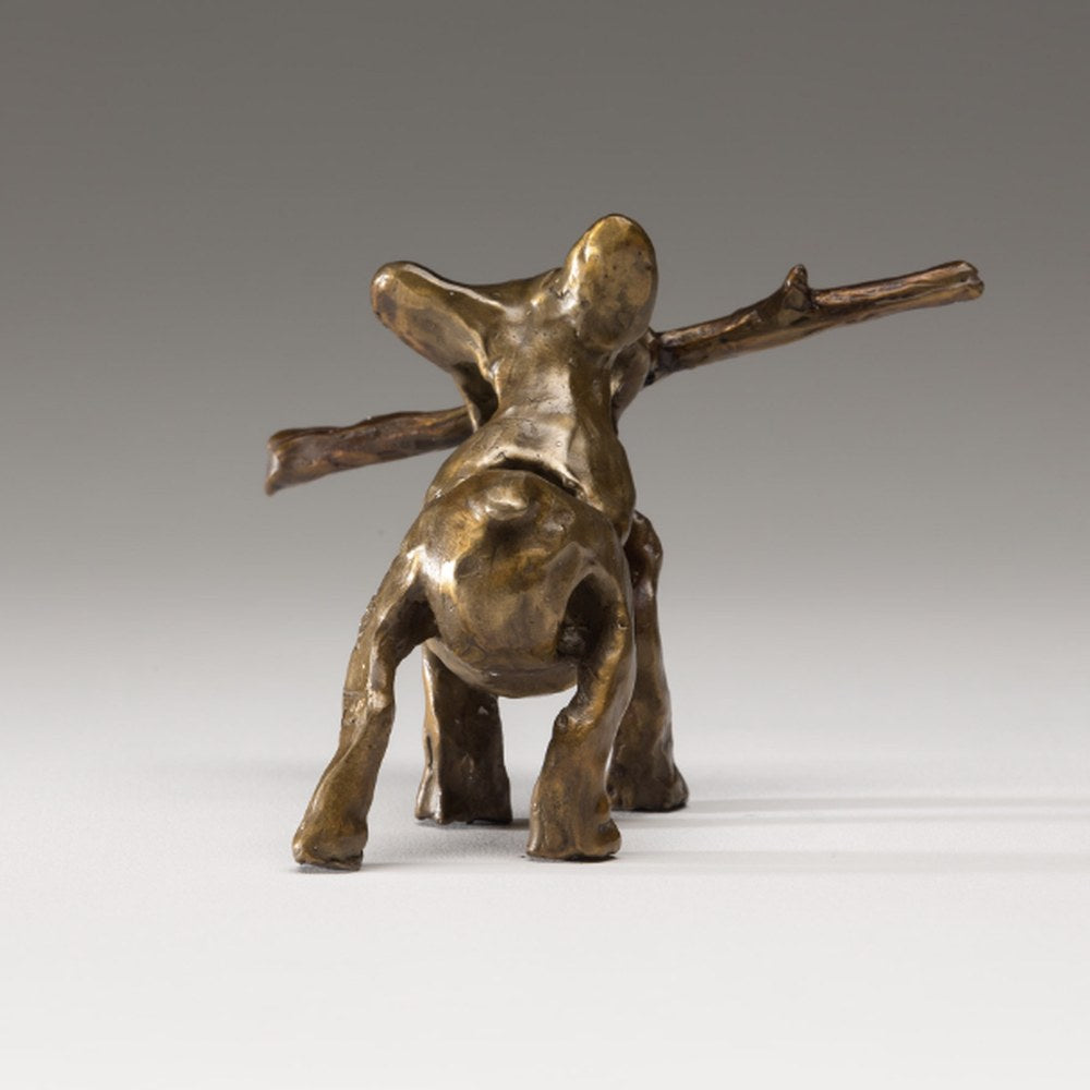 Napoleon- Bronze Dog Sculpture