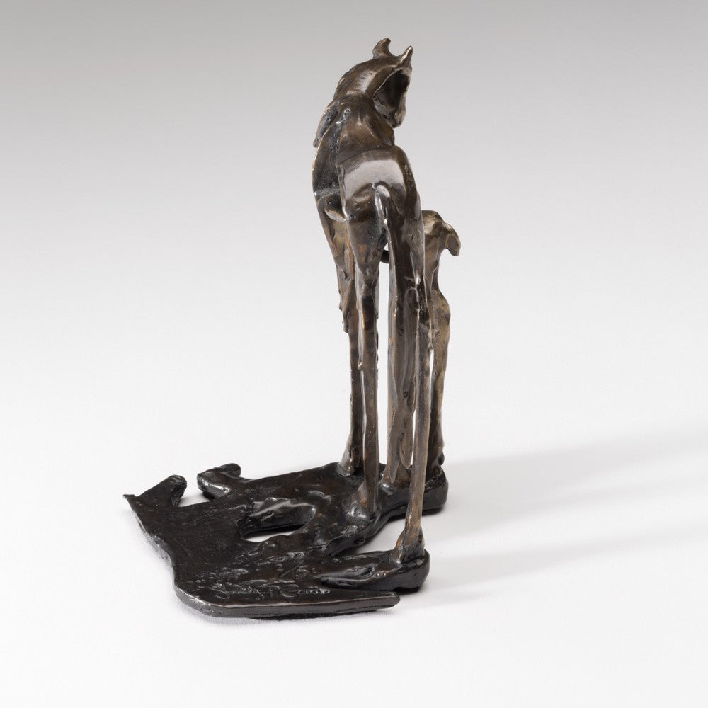 Shadow Bronze Mare & Foal Sculpture