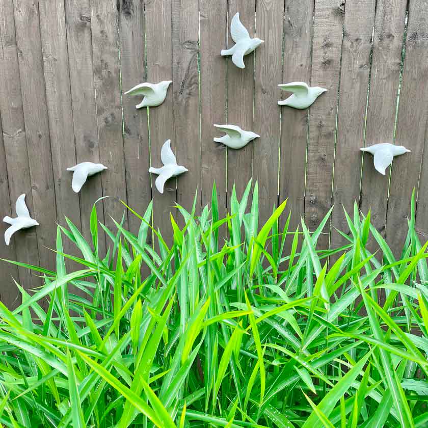 Flying Ceramic Birds