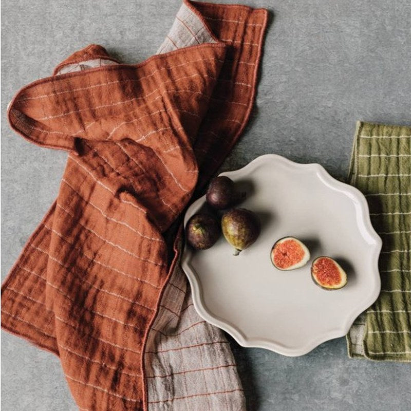 Cinnamon Stick Double Weave Cotton Napkins – Set of 4