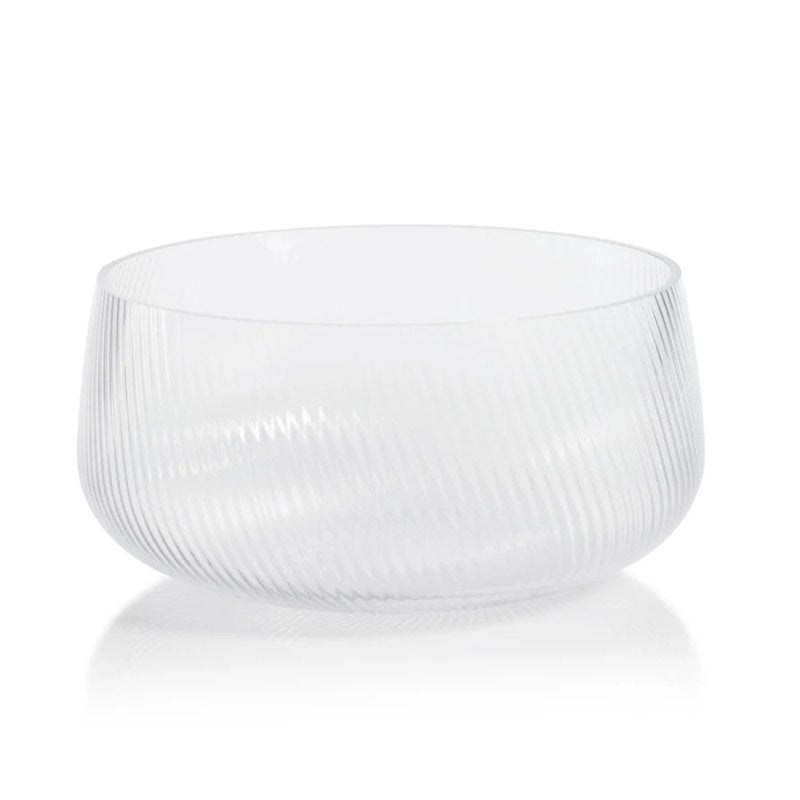 Rippled Glass Bowl
