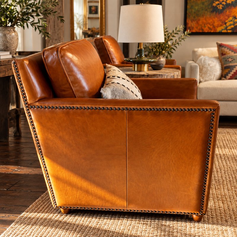 Parisian  Leather Club Chair