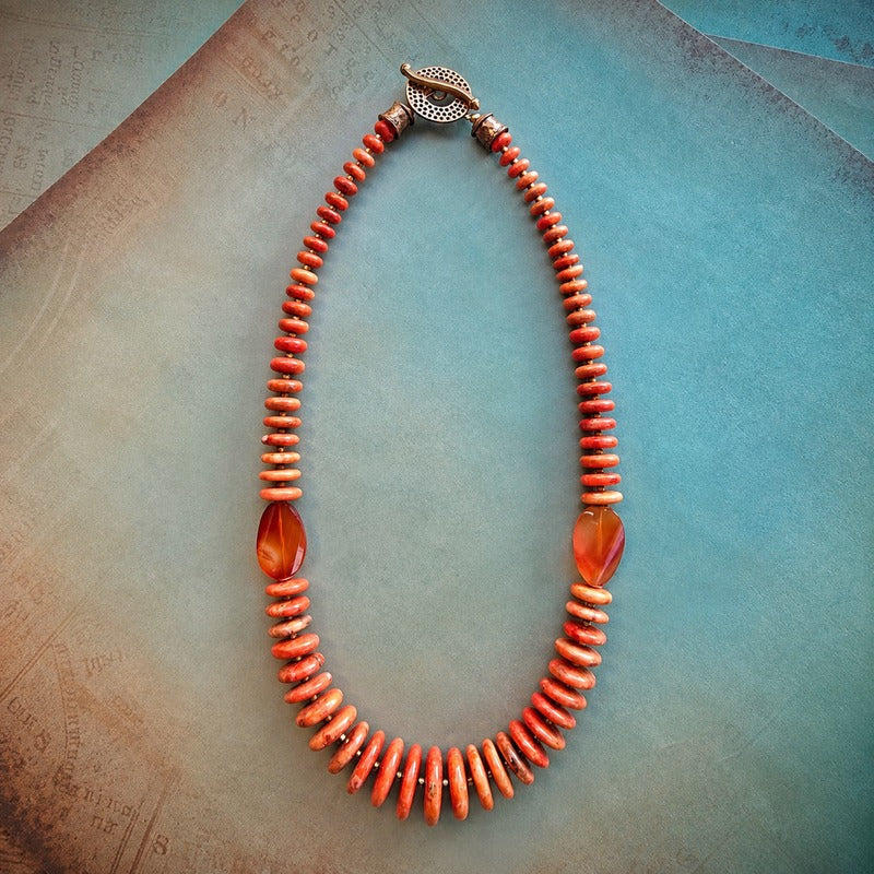 Bamboo Coral Necklace