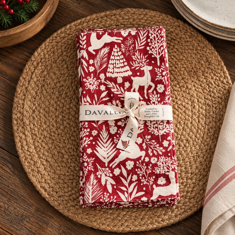 Dashing  Holiday Napkins-Set of 4