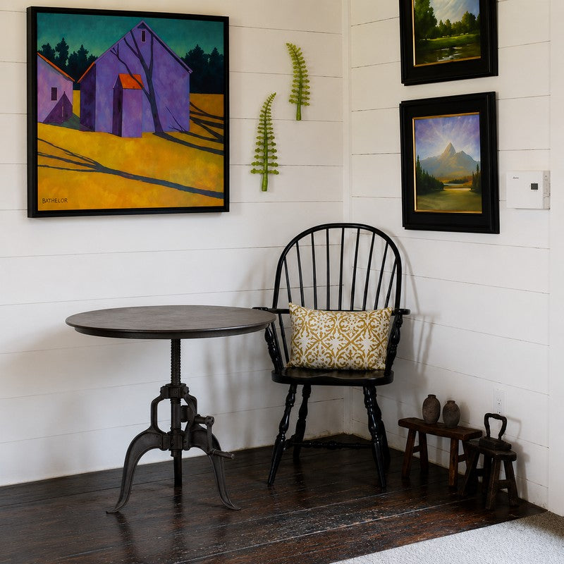 Fairbanks crank dining table
