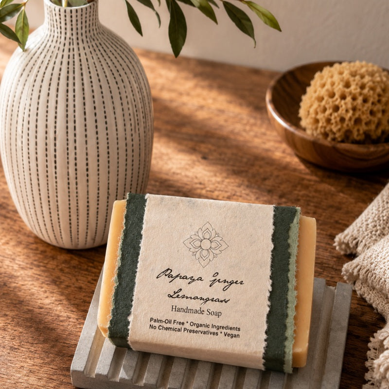 Papaya Ginger Lemongrass Organic Soap
