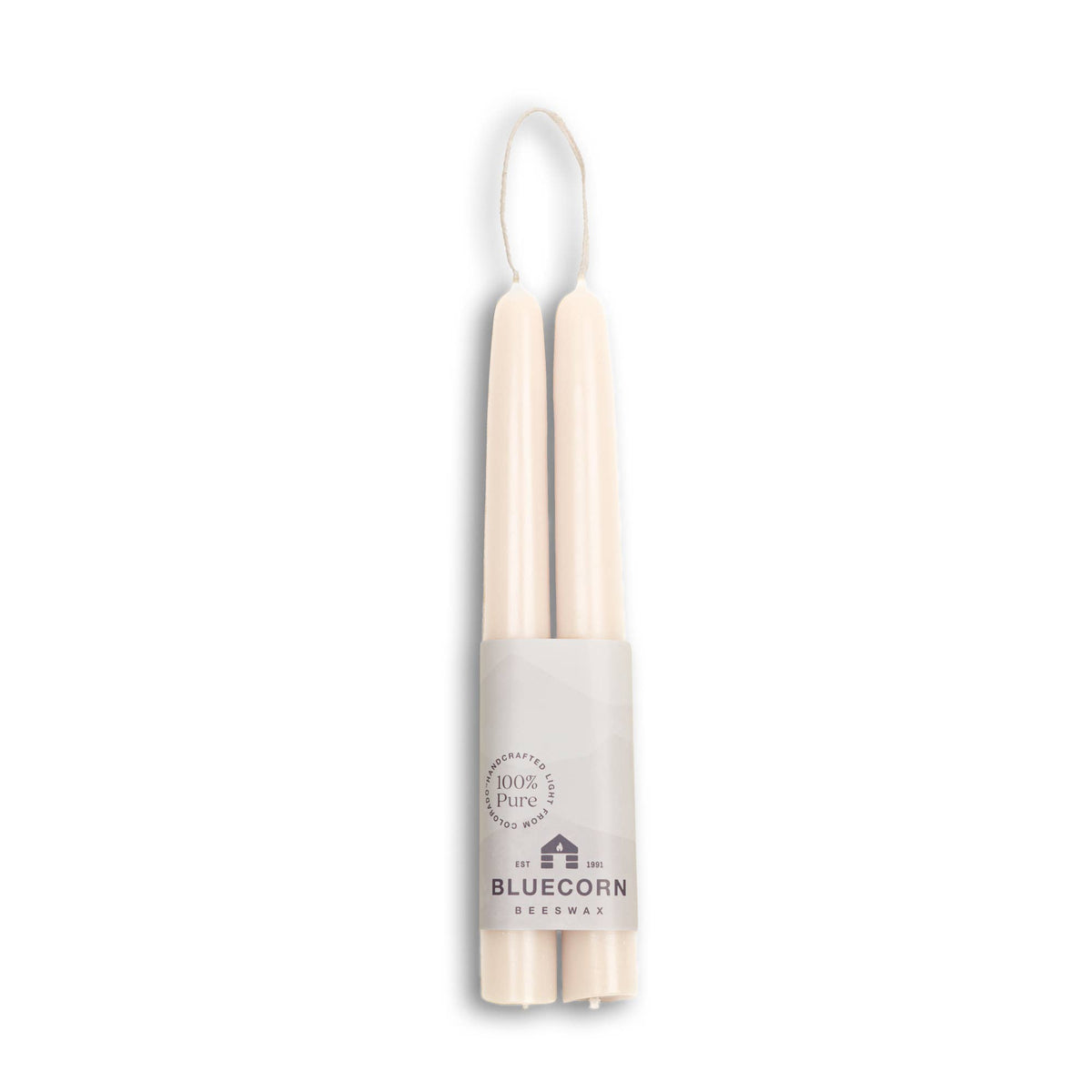 12" Beeswax Taper Candles
