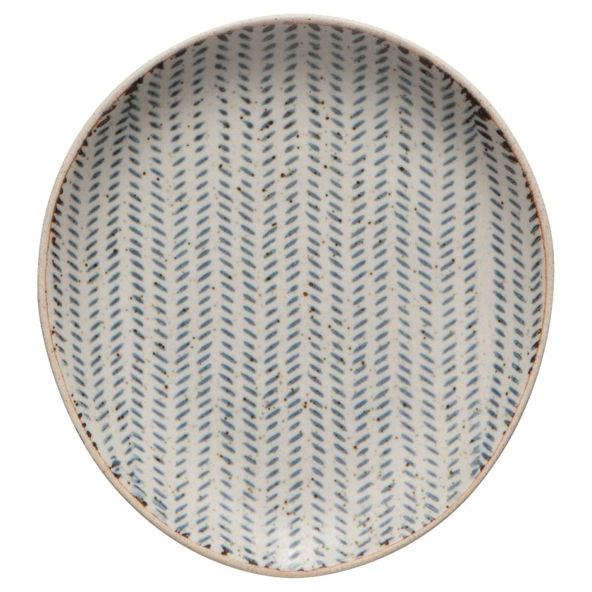 Herringbone Ceramic Spoon Rest