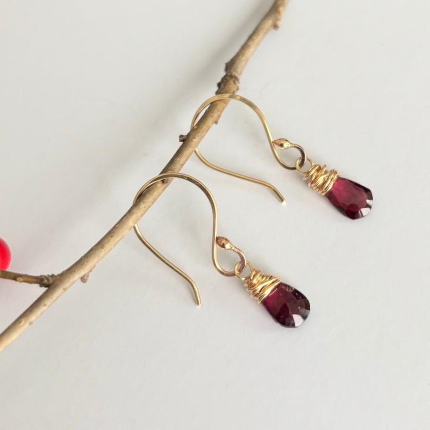 Garnet Earrings