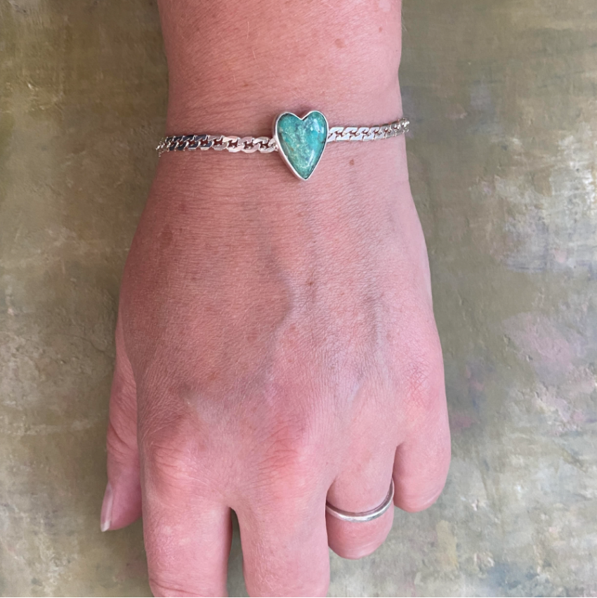 Broken Arrow Variscite Bracelet