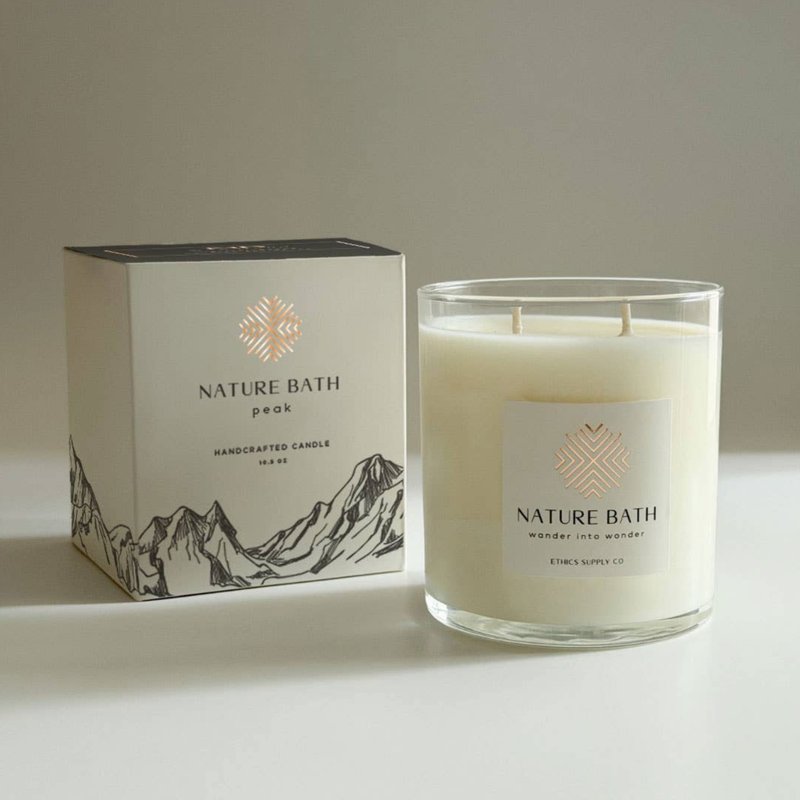 Nature Bath Peak Candle