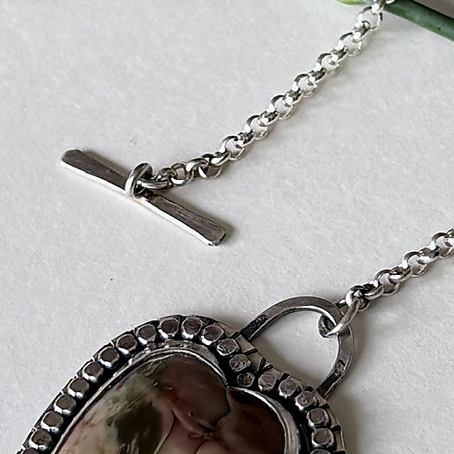 Larsonite Heart Necklace