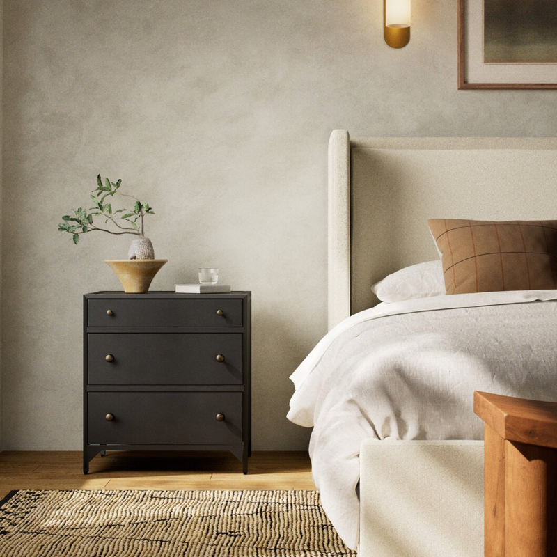Industrial Iron Nightstand